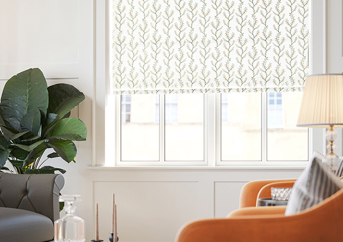 Boughton Faux Silk, Nectarine - Roman Blind - Image 5